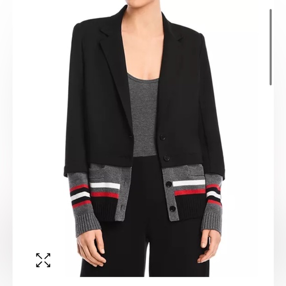 Bailey 44 Jackets & Blazers - Bailey‎ 44 Audrey Mixed Media Blazer Black Small